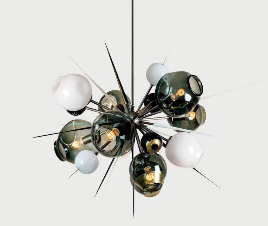 Burst Chandelier 10 globe by Lindsey Adelman replica