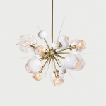Burst Chandelier 10 globe by Lindsey Adelman replica image 2
