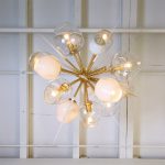 Burst Chandelier 10 globe by Lindsey Adelman replica image 3