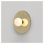 Disc and Sphere Wall Light by Atelier Aretti