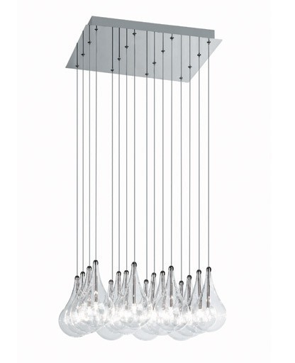 Suspension Lamp Drop 21 glass ball Almalight replica