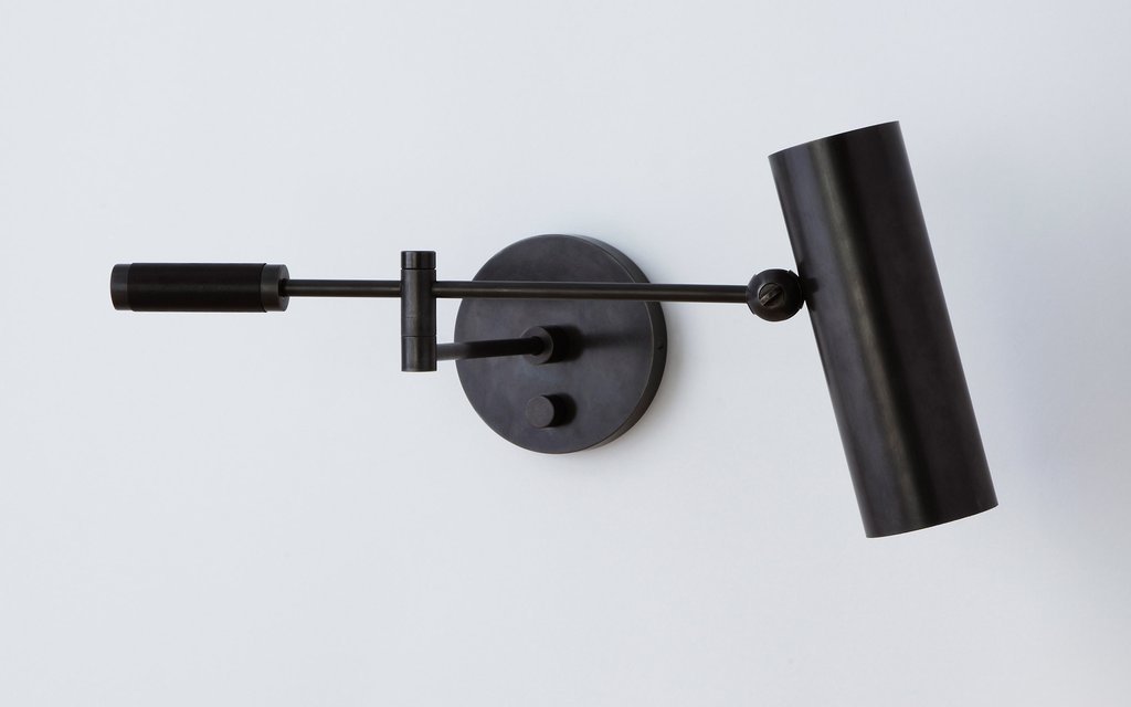 Apparatus Cylinder Swing arm sconce replica