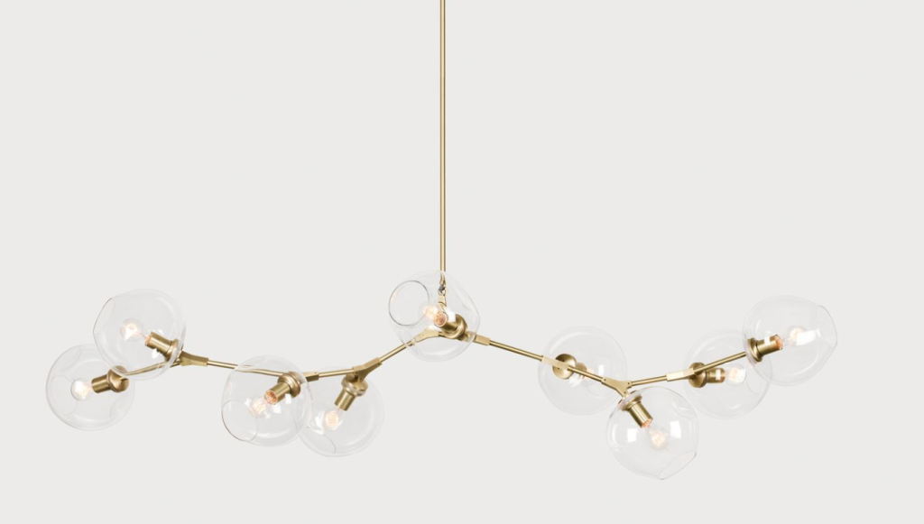 Branching Bubble 9 globe by Lindsey Adelman replica