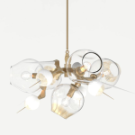 Burst Chandelier 5 globe by Lindsey Adelman replica