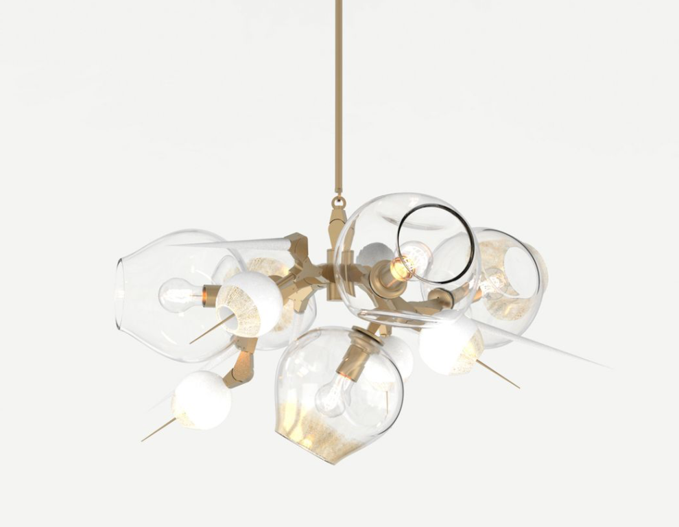 Burst Chandelier 5 globe by Lindsey Adelman replica