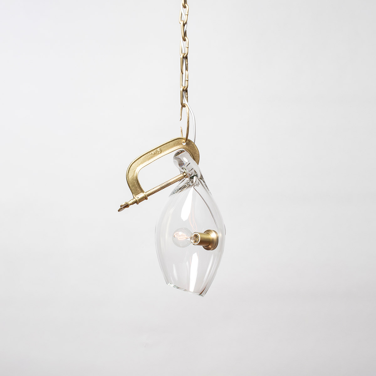 Clamp Pendant by Lindsey Adelman replica
