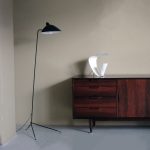 Serge Mouille 1 Arm Floor lamp replica image 2