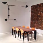 Serge Mouille 4 Arm wall lamp replica image 2